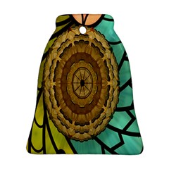 Kaleidoscope Dream Illusion Bell Ornament (two Sides) by Amaryn4rt