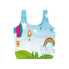 Landscape Sky Rainbow Garden Full Print Recycle Bags (s)  by Amaryn4rt