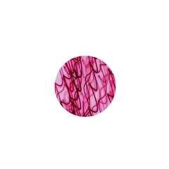 An Unusual Background Photo Of Black Swirls On Pink And Magenta 1  Mini Magnets by Amaryn4rt