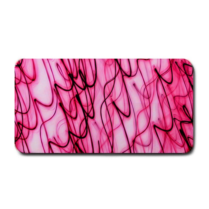 An Unusual Background Photo Of Black Swirls On Pink And Magenta Medium Bar Mats