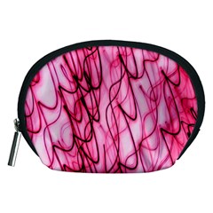 An Unusual Background Photo Of Black Swirls On Pink And Magenta Accessory Pouches (medium)  by Amaryn4rt