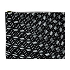 Abstract Of Metal Plate With Lines Cosmetic Bag (xl) by Amaryn4rt