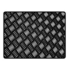 Abstract Of Metal Plate With Lines Fleece Blanket (small) by Amaryn4rt