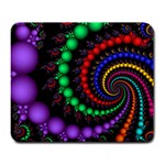 Fractal Background With High Quality Spiral Of Balls On Black Large Mousepads Front