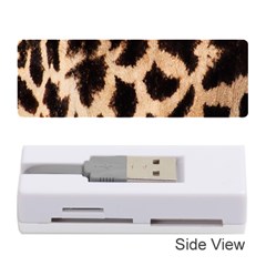 Yellow And Brown Spots On Giraffe Skin Texture Memory Card Reader (stick)  by Amaryn4rt