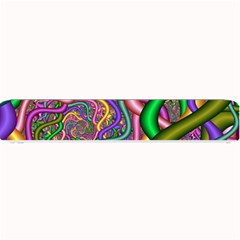 Fractal Background With Tangled Color Hoses Small Bar Mats by Amaryn4rt