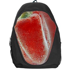 Red Pepper And Bubbles Backpack Bag by Amaryn4rt