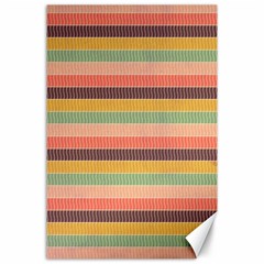 Abstract Vintage Lines Background Pattern Canvas 24  X 36 