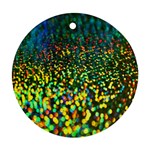 Construction Paper Iridescent Round Ornament (Two Sides) Front