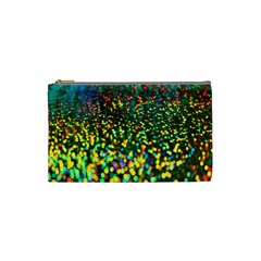 Construction Paper Iridescent Cosmetic Bag (small)  by Amaryn4rt