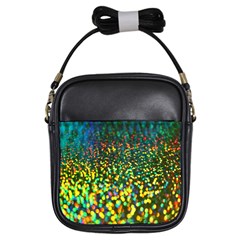 Construction Paper Iridescent Girls Sling Bags by Amaryn4rt