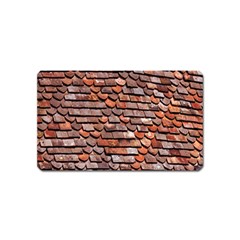 Roof Tiles On A Country House Magnet (name Card) by Amaryn4rt