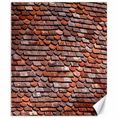 Roof Tiles On A Country House Canvas 8  X 10  by Amaryn4rt