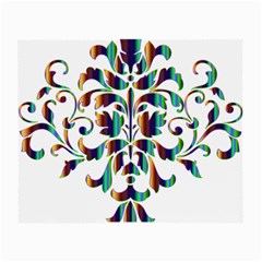 Damask Decorative Ornamental Small Glasses Cloth by Amaryn4rt