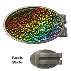 Construction Paper Iridescent Money Clips (Oval) 