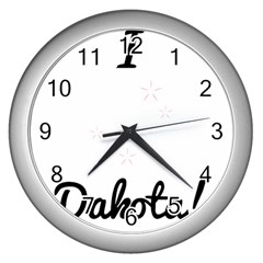 I Heart Dakota! Wall Clocks (silver)  by badwolf1988store