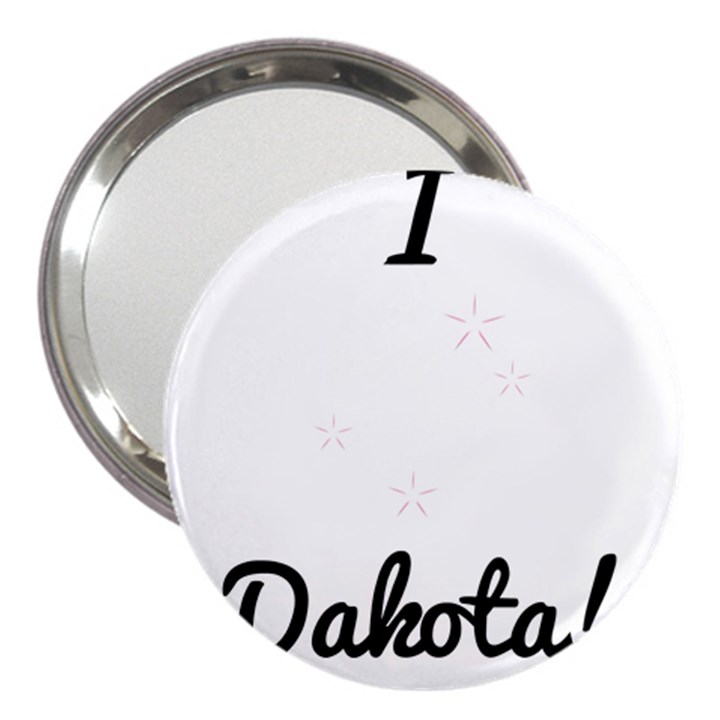 I Heart Dakota! 3  Handbag Mirrors