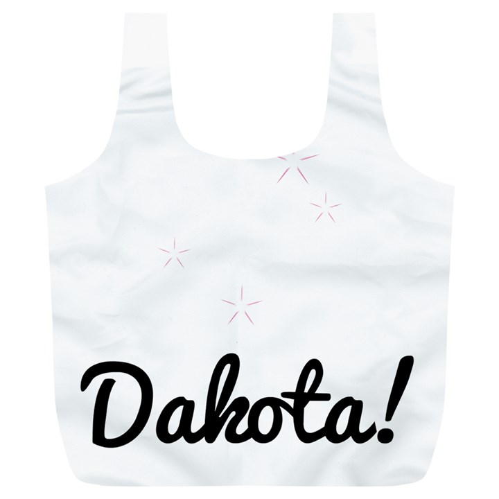 I Heart Dakota! Full Print Recycle Bags (L) 