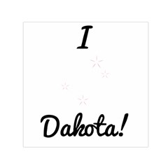 I Heart Dakota! Small Satin Scarf (square) by badwolf1988store