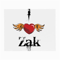 I Heart Zak Small Glasses Cloth by badwolf1988store