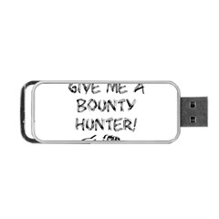 Give Me A Bounty Hunter! Portable Usb Flash (one Side) by badwolf1988store