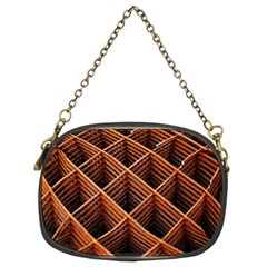 Metal Grid Framework Creates An Abstract Chain Purses (two Sides)  by Amaryn4rt