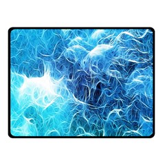 Fractal Occean Waves Artistic Background Fleece Blanket (small) by Amaryn4rt