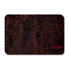 Black And Red Background Plate Mats by Amaryn4rt