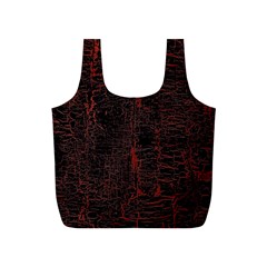 Black And Red Background Full Print Recycle Bags (s)  by Amaryn4rt