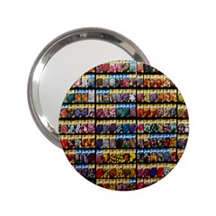 Flower Seeds For Sale At Garden Center Pattern 2 25  Handbag Mirrors by Amaryn4rt