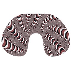 Digital Fractal Pattern Travel Neck Pillows by Amaryn4rt