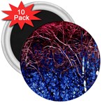 Autumn Fractal Forest Background 3  Magnets (10 pack)  Front