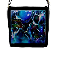 Water Is The Future Flap Messenger Bag (l)  by Amaryn4rt