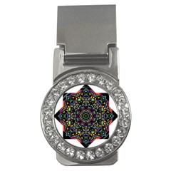 Mandala Abstract Geometric Art Money Clips (cz) 