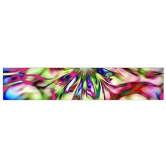 Magic Fractal Flower Multicolored Flano Scarf (small) by EDDArt