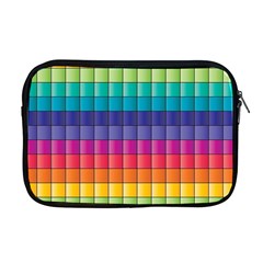 Pattern Grid Squares Texture Apple Macbook Pro 17  Zipper Case by Amaryn4rt