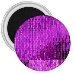 Purple Background Scrapbooking Paper 3  Magnets