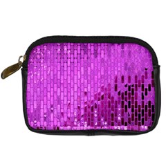 Purple Background Scrapbooking Paper Digital Camera Cases