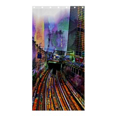 Downtown Chicago Shower Curtain 36  X 72  (stall)  by Amaryn4rt