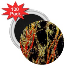 Artistic Effect Fractal Forest Background 2.25  Magnets (100 pack) 