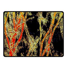 Artistic Effect Fractal Forest Background Fleece Blanket (Small)