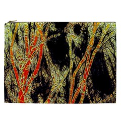 Artistic Effect Fractal Forest Background Cosmetic Bag (XXL) 