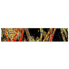 Artistic Effect Fractal Forest Background Flano Scarf (Small)