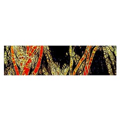 Artistic Effect Fractal Forest Background Satin Scarf (Oblong)