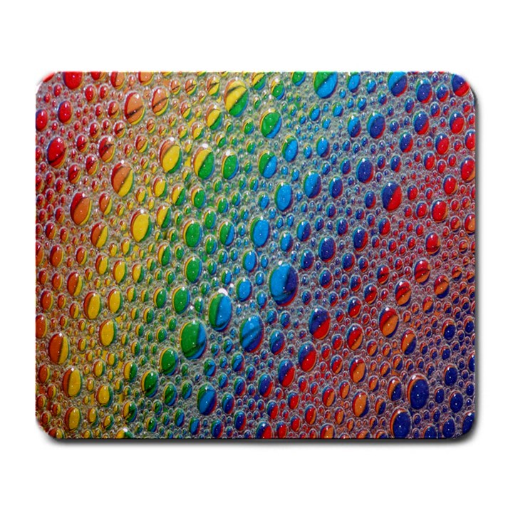 Bubbles Rainbow Colourful Colors Large Mousepads
