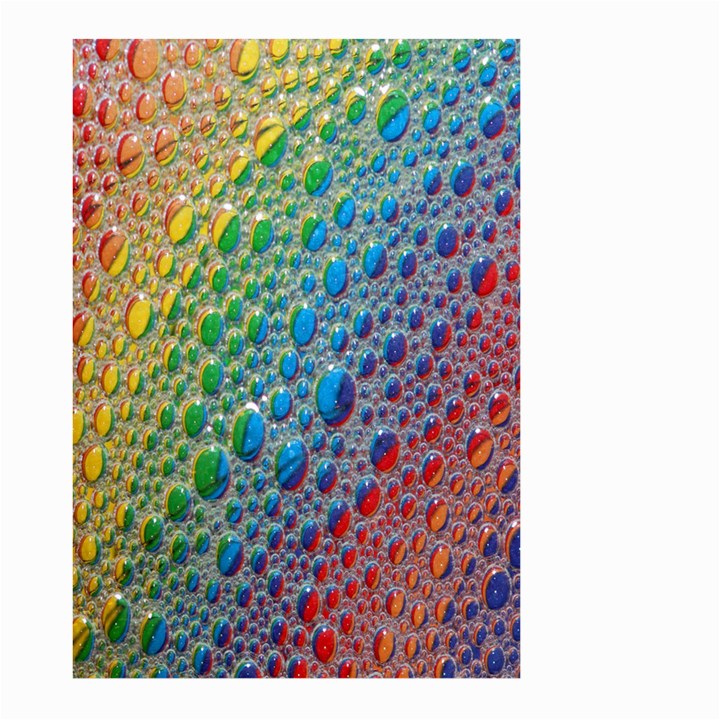 Bubbles Rainbow Colourful Colors Large Garden Flag (Two Sides)