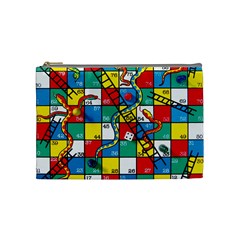 Snakes And Ladders Cosmetic Bag (medium)  by Amaryn4rt