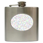 Pointer Direction Arrows Navigation Hip Flask (6 oz) Front