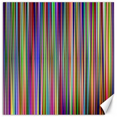 Striped Stripes Abstract Geometric Canvas 12  x 12  