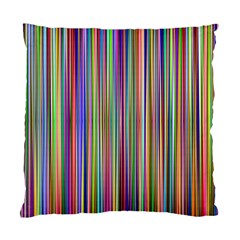 Striped Stripes Abstract Geometric Standard Cushion Case (one Side) by Amaryn4rt